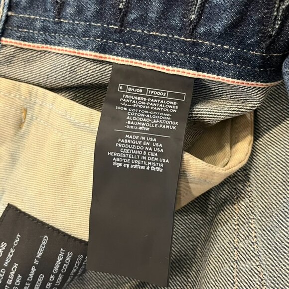 Tom Ford Men's Size 34 Straight Denim Blue Jeans USA Cotton - Picture 8 of 11